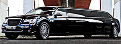 Stretch Black Chrysler luxury limousine hire