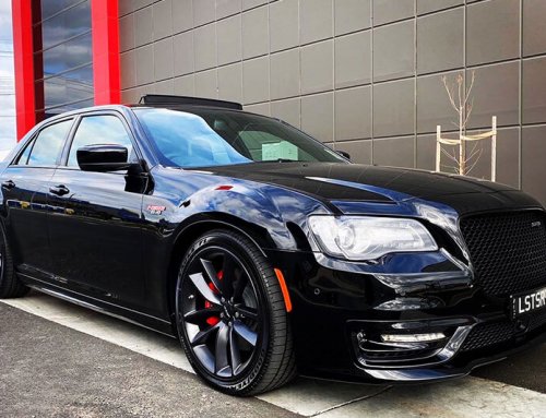 Black Chrysler 300 SRT Sedans